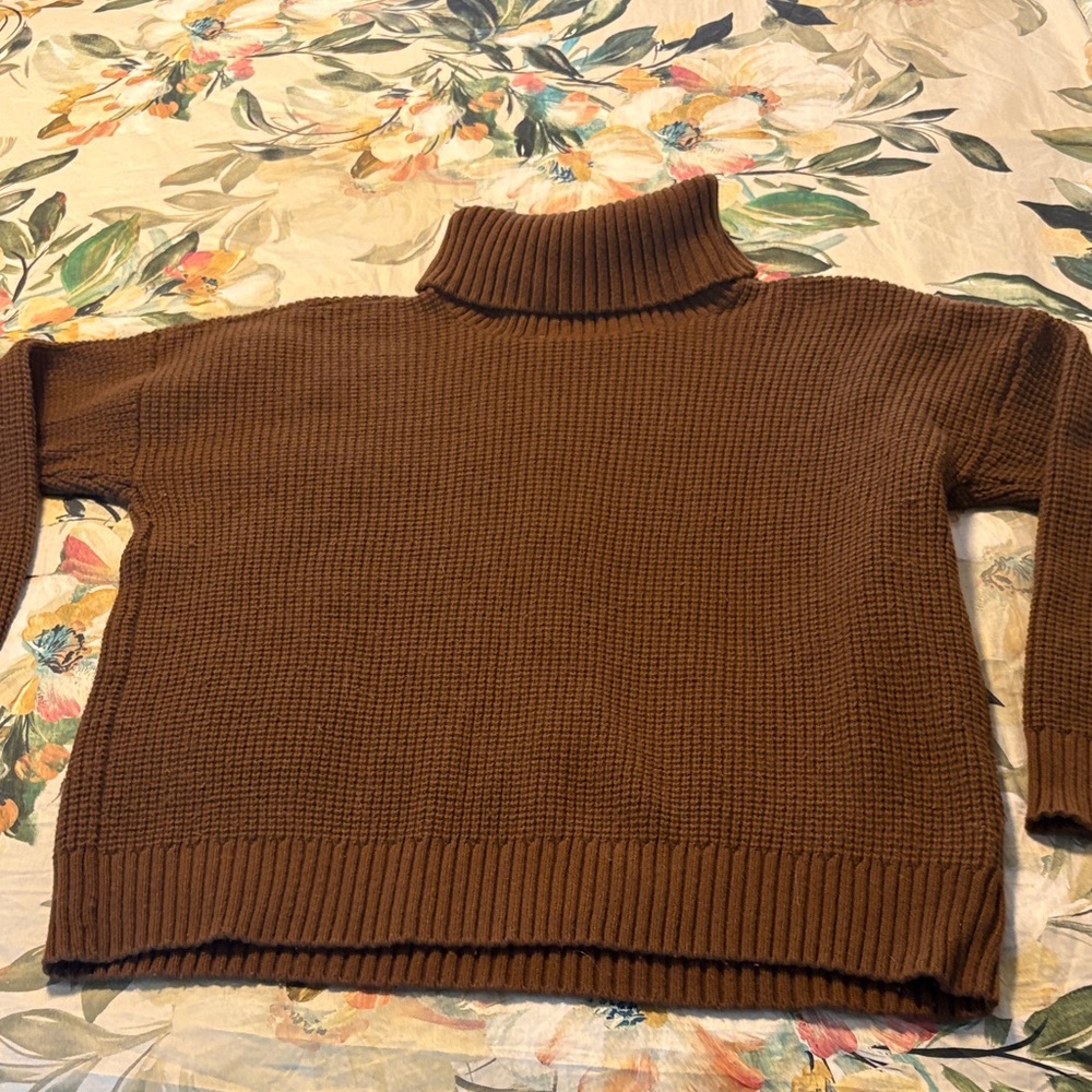 Ralph Lauren Rich Brown Turtleneck Sweater